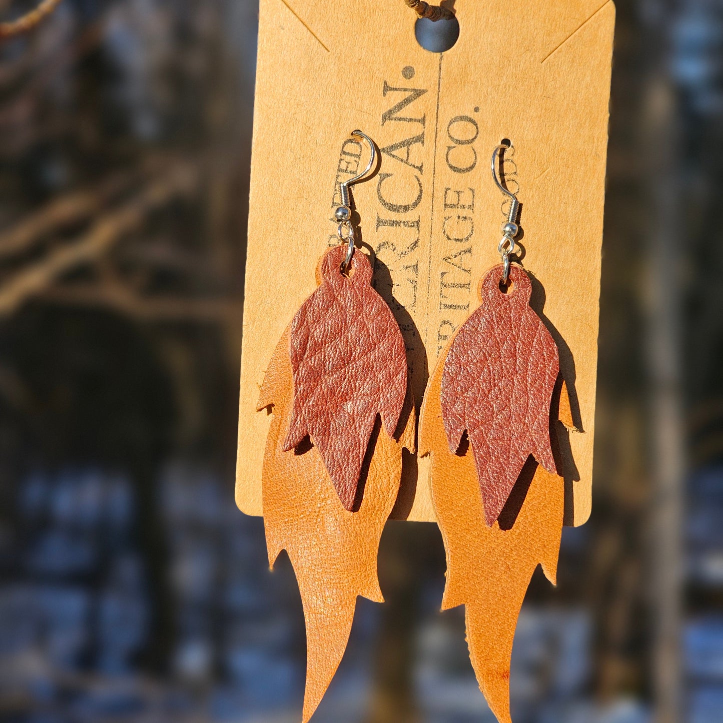 Double Horse Tail, Mahogany on Buck Brown