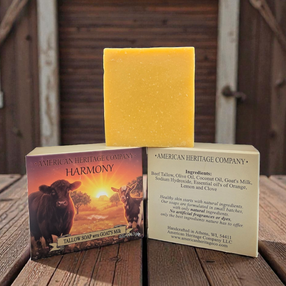 Harmony Tallow Soap with Goat's Milk