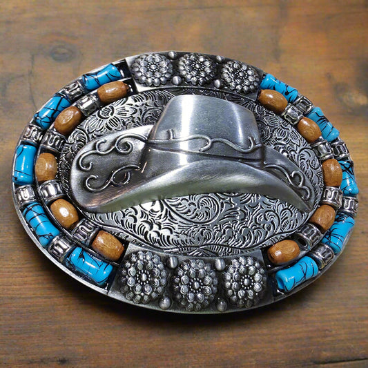 Cowboy Hat - Western Belt Buckle