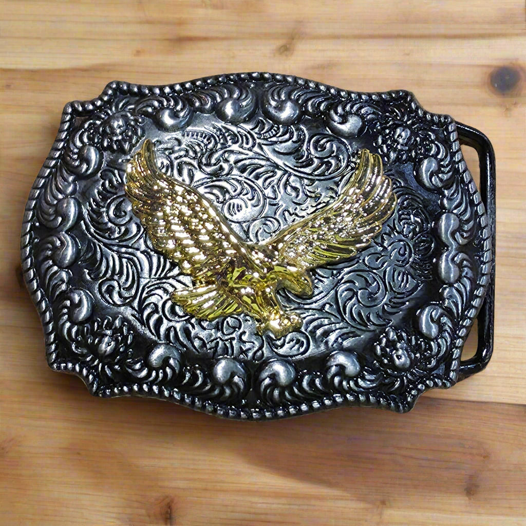 Gold Eagle - Western Belt Buckle
