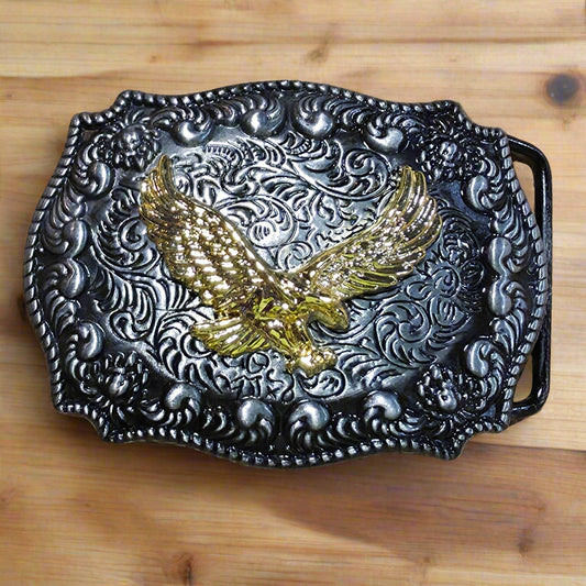 Gold Eagle - Western Belt Buckle