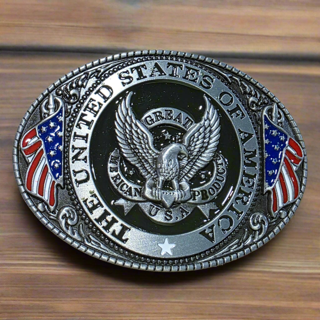 The United States Of America - Western Belt Buckle
