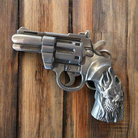 Revolver-Western Style Belt Buckle
