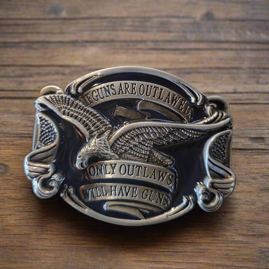 Outlaws- Western Style Belt Buckle