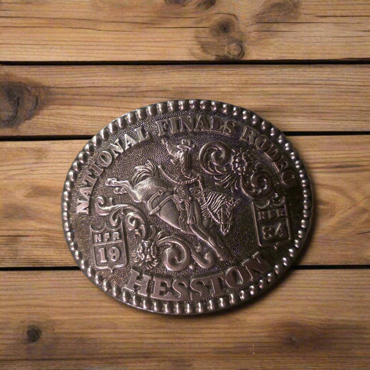 NFR Hesston 1984-Western Style Belt Buckle