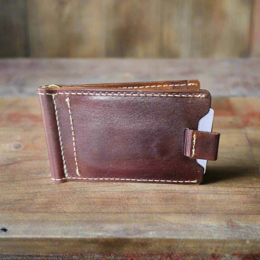 Money Clip Minimalist-Chocolate
