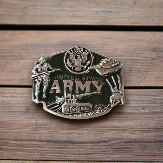Army - Western Style Belt Buckle