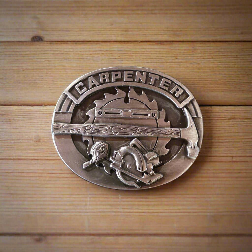 Carpenter - Western Style Belt Buckle