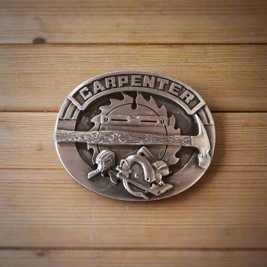 Carpenter - Western Style Belt Buckle
