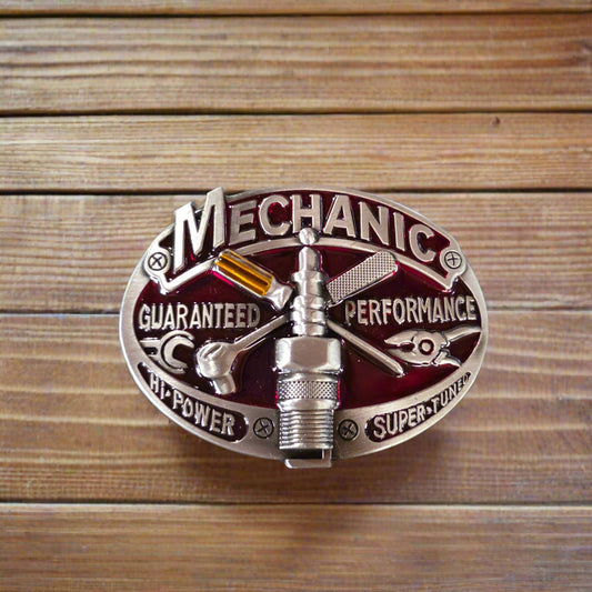 Mechanic - Western Style Belt Buckle