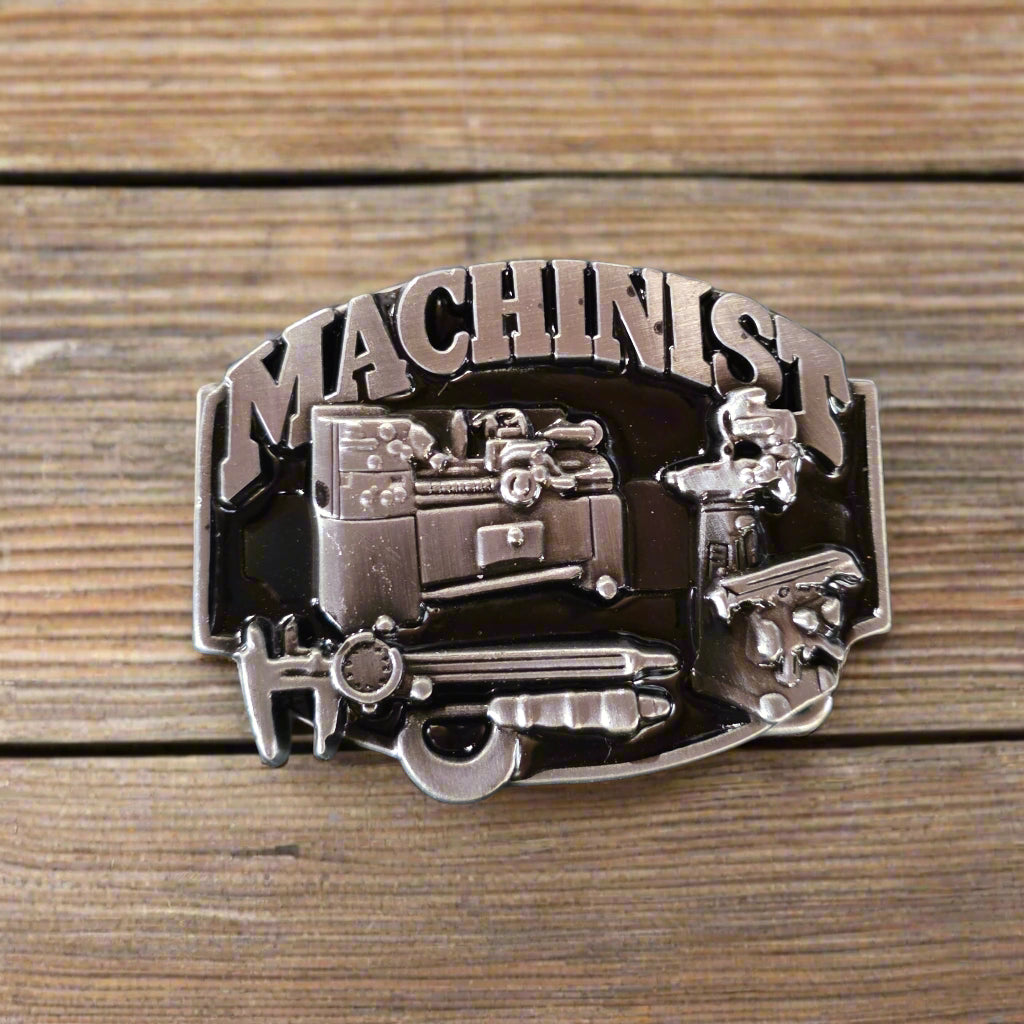 Machinist - Western Style Belt Buckle