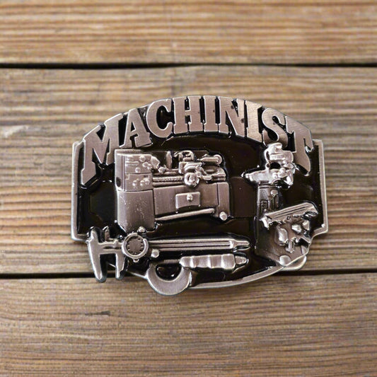 Machinist - Western Style Belt Buckle