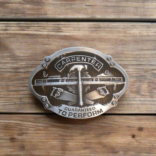 Carpenter - Western Style Belt Buckle