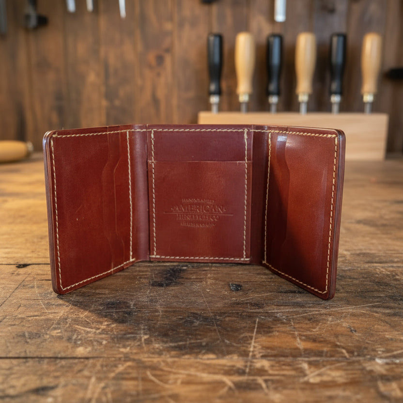 American Classic Trifold- Brown