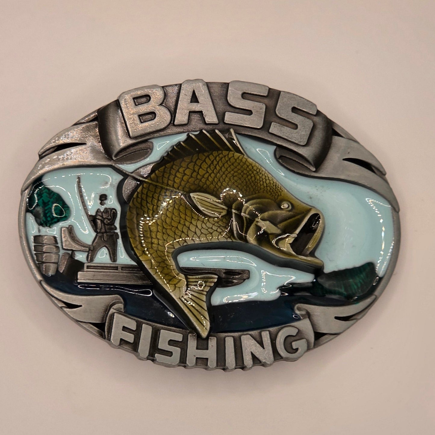 Bass Fishing - Western Novelty Style Belt Buckle #314