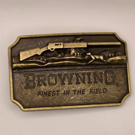 Browning Finest in the Field - Western Novelty Belt Buckle #352