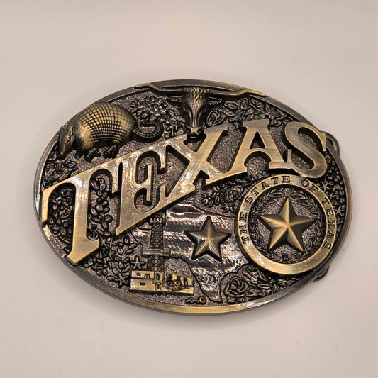 Texas-Western Novelty Style Belt Buckle #328