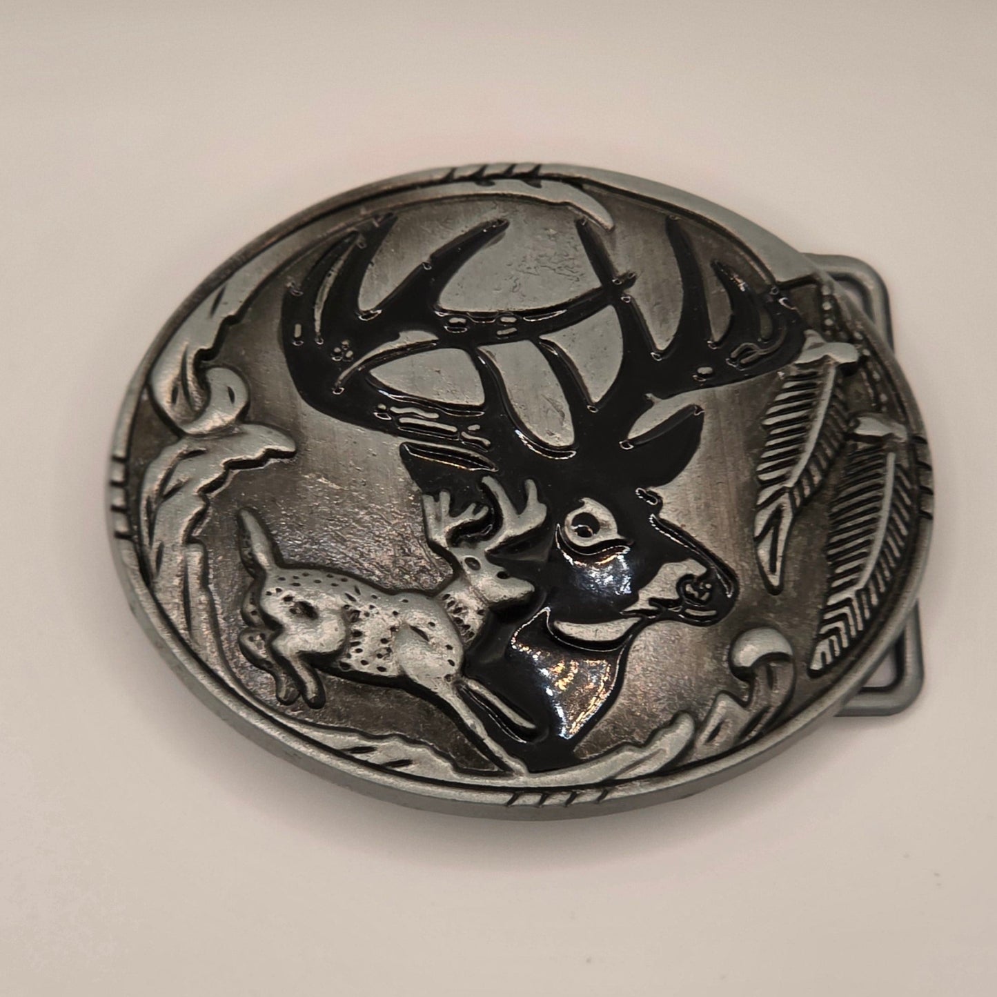 Running Deer - Western Novelty Style Belt Buckle #304