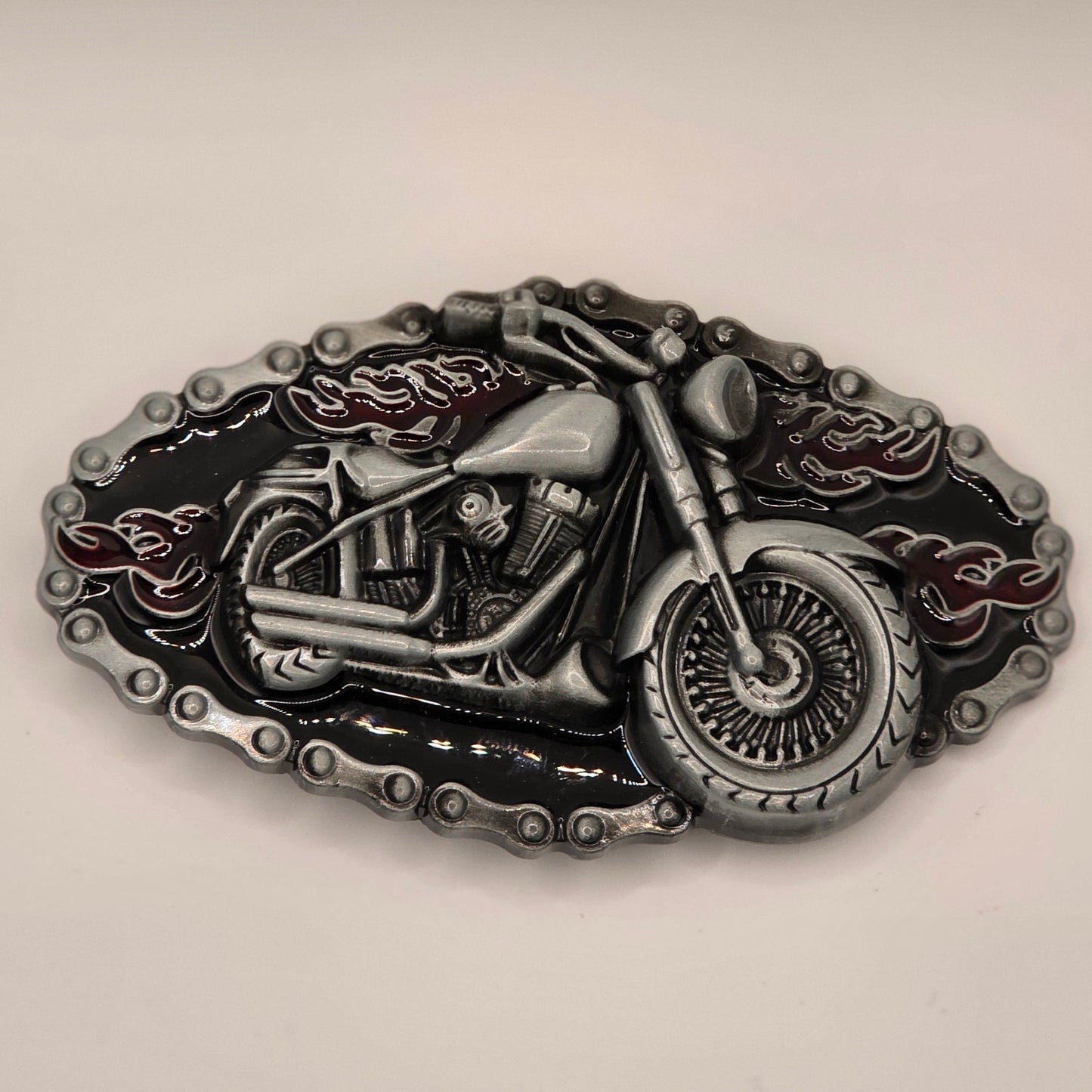 Motorcycle - Western Novelty Belt Buckle #350