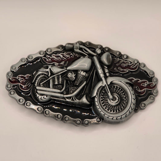 Motorcycle - Western Novelty Belt Buckle #350