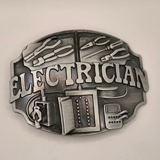 Electrician - Western Novelty Style Belt Buckle #317