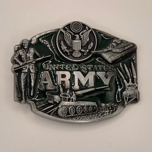Army - Western Novelty Style Belt Buckle #319