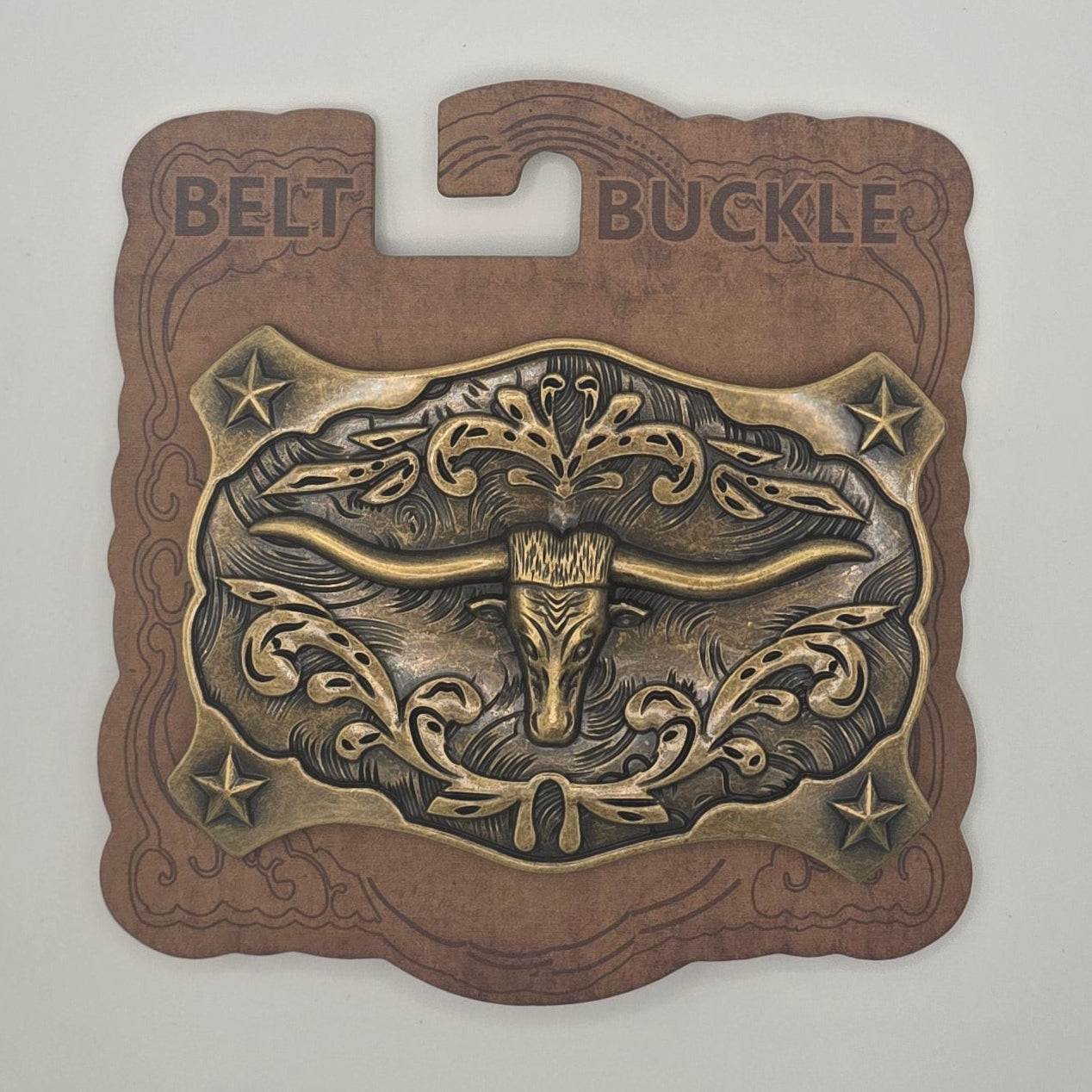 Longhorn - Western Novelty Belt Buckle #344