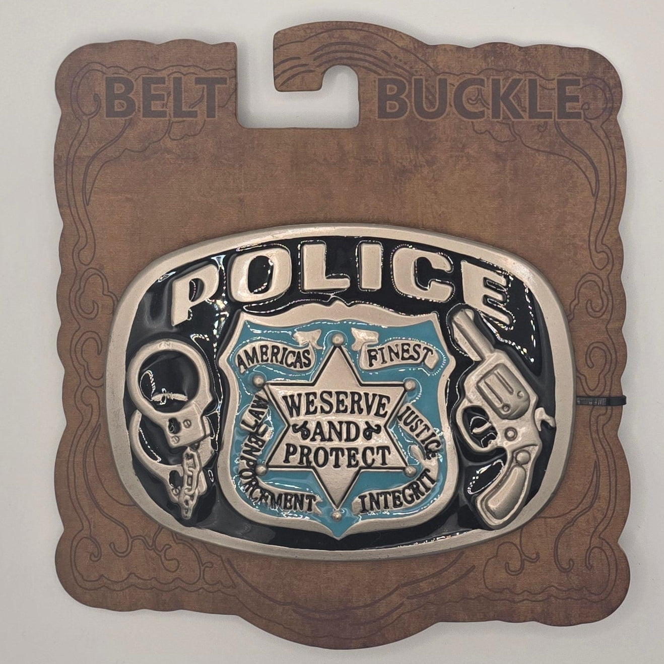 Police - Western Novelty Belt Buckle #337