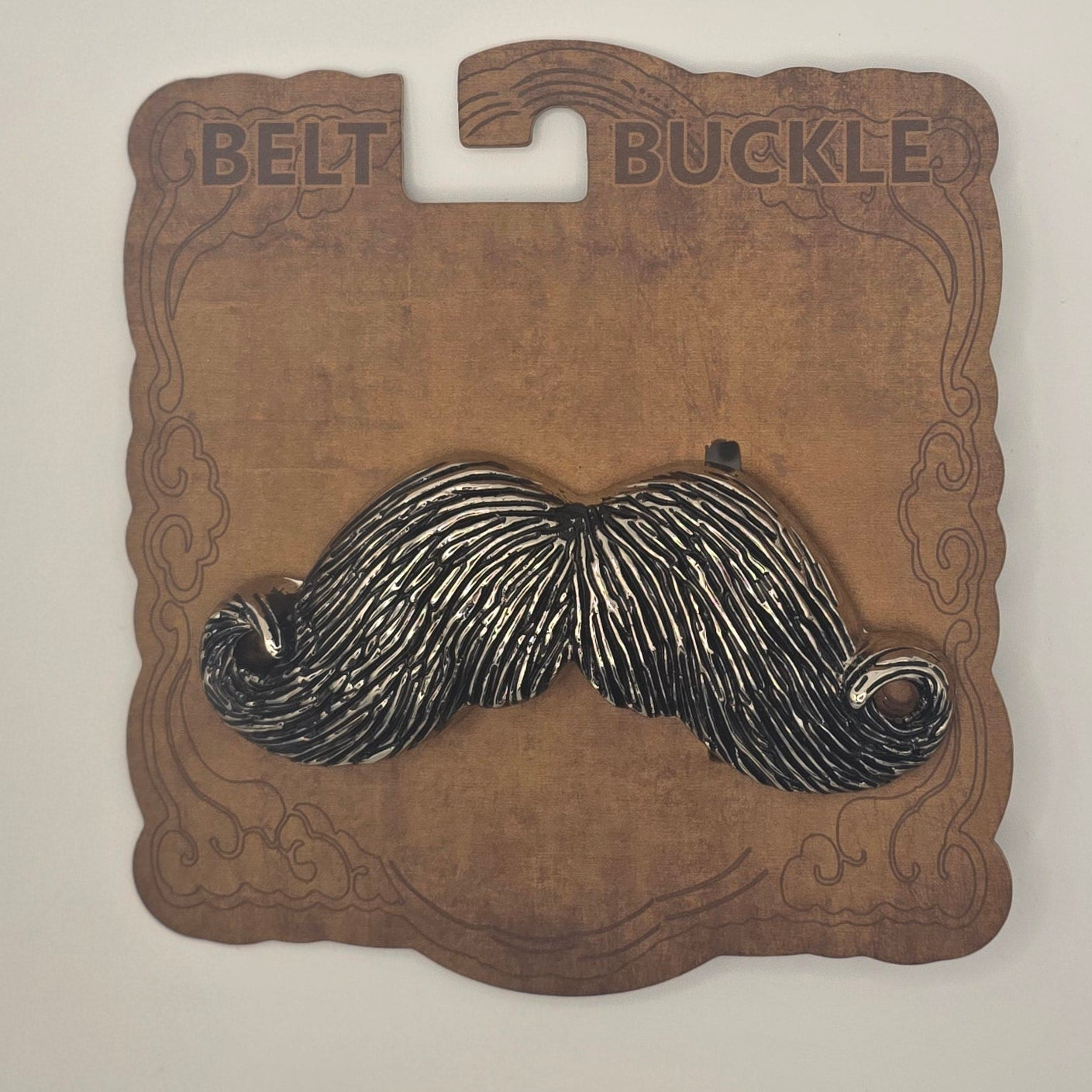 Mustache - Western Novelty Belt Buckle #339