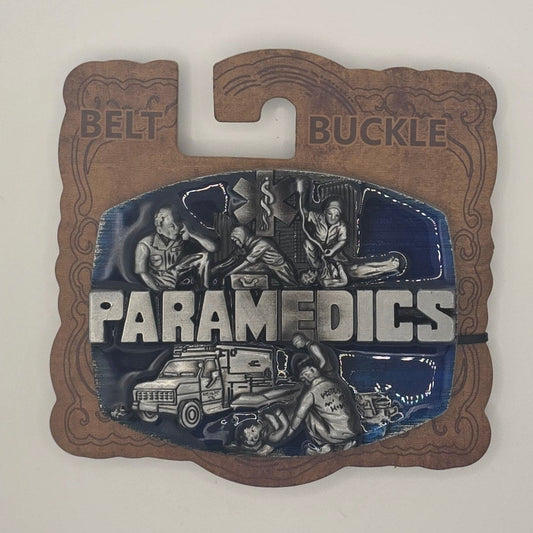 Paramedics- Western Novelty Belt Buckle #336