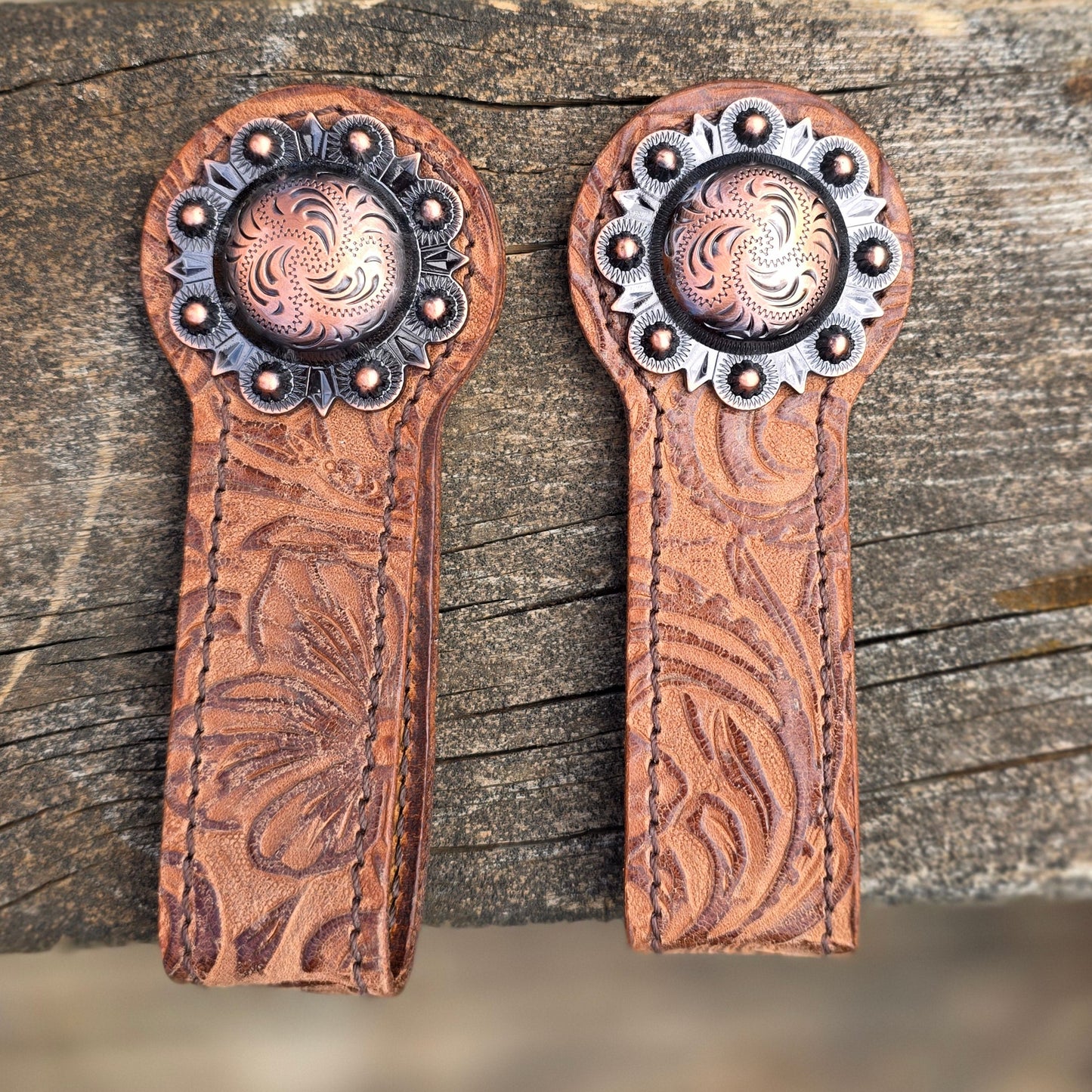 Jean Saver-Brown with Copper Berry Concho #111